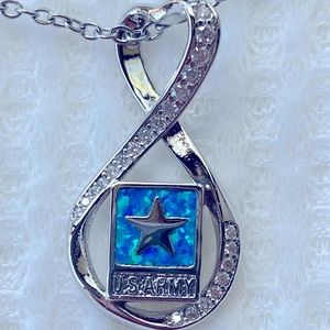 ARMY FOREVER INFINITY PENDANT OPAL